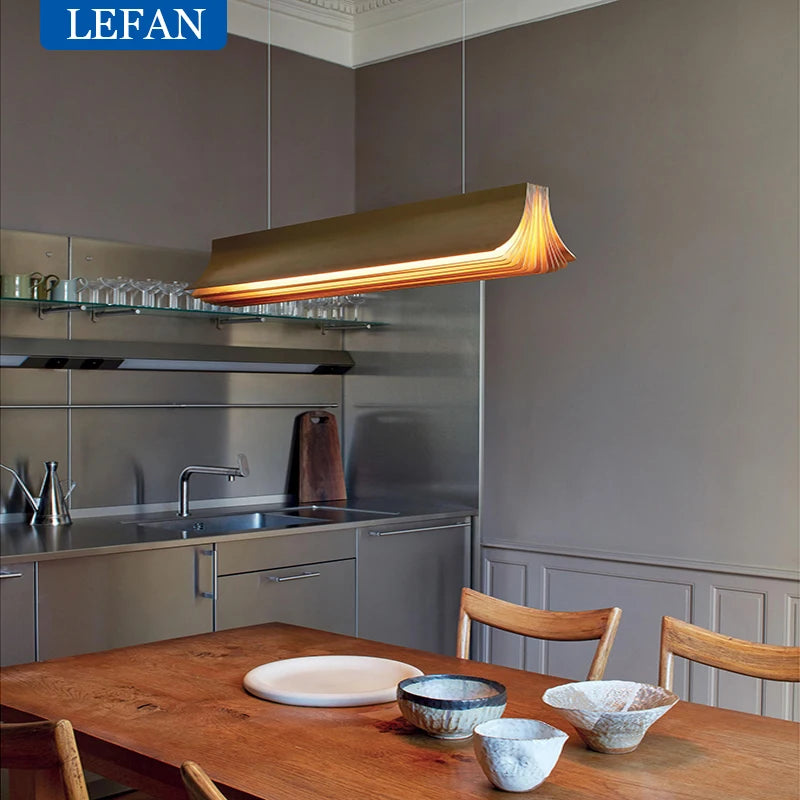 Luxury LED Chandelier: Modern Hanging Light for Dining & Office