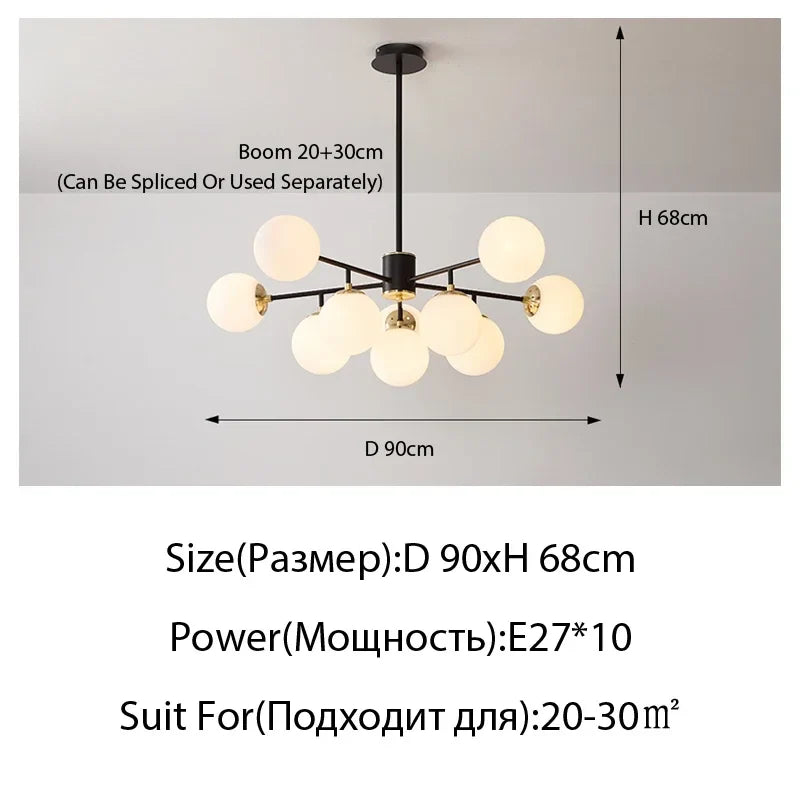 Modern LED Crystal Ceiling Light