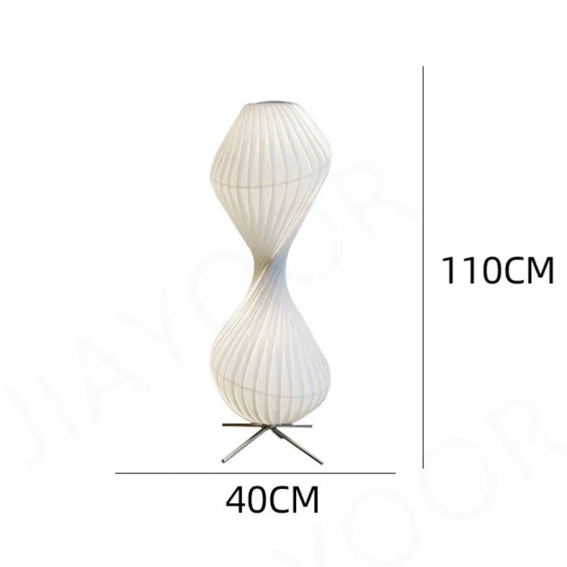 Modern Japanese Gourd Floor Lamp - Elegant Ambiance for Living Room & Bedroom