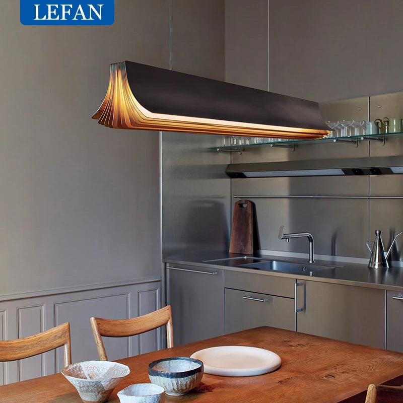 Luxury LED Chandelier: Modern Hanging Light for Dining & Office