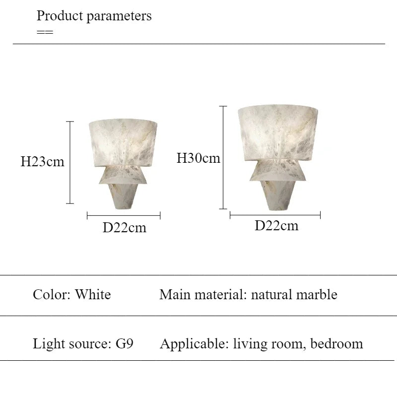 Nordic Marble Wall Light