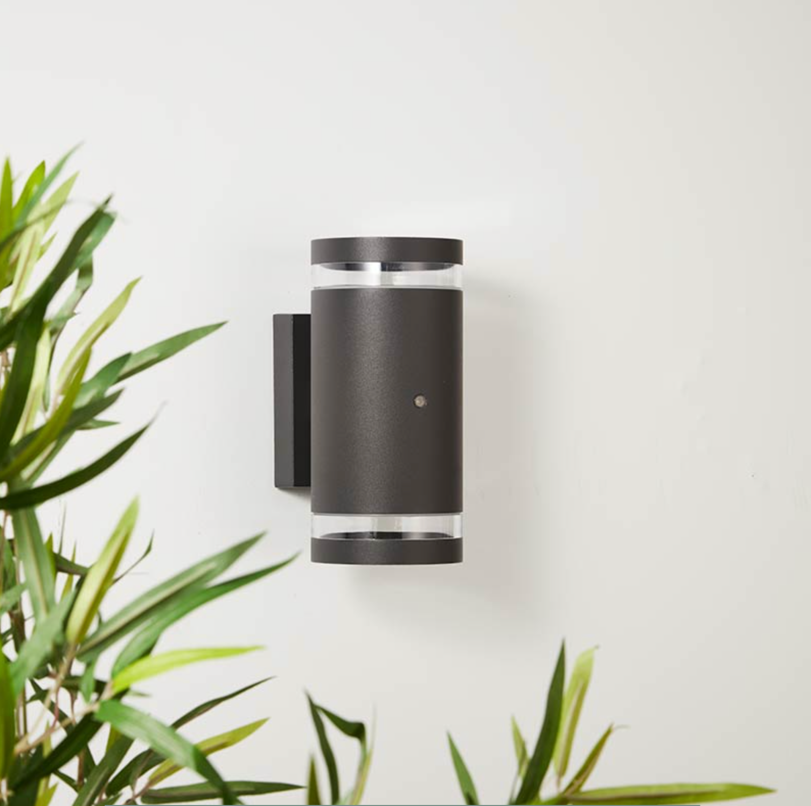Edit Dez Outdoor Up & Down Wall Light with Dusk to Dawn Sensor - Anthracite