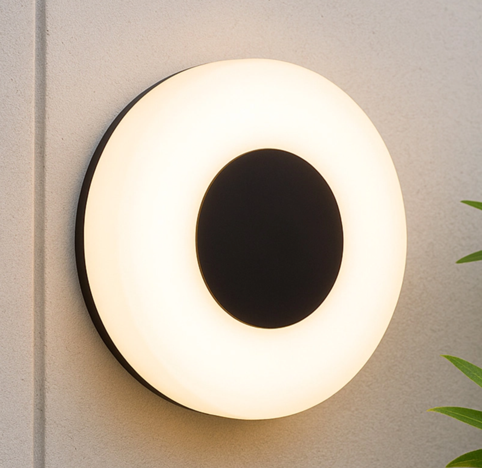 Edit Lemnos 160 LED Outdoor Flush Wall Light - Dark Grey