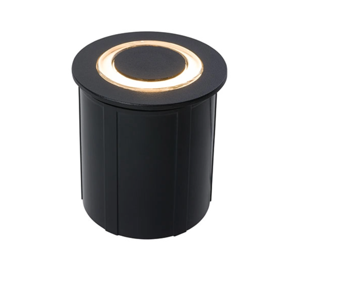 Edit Bullseye LED Ground Light – Black