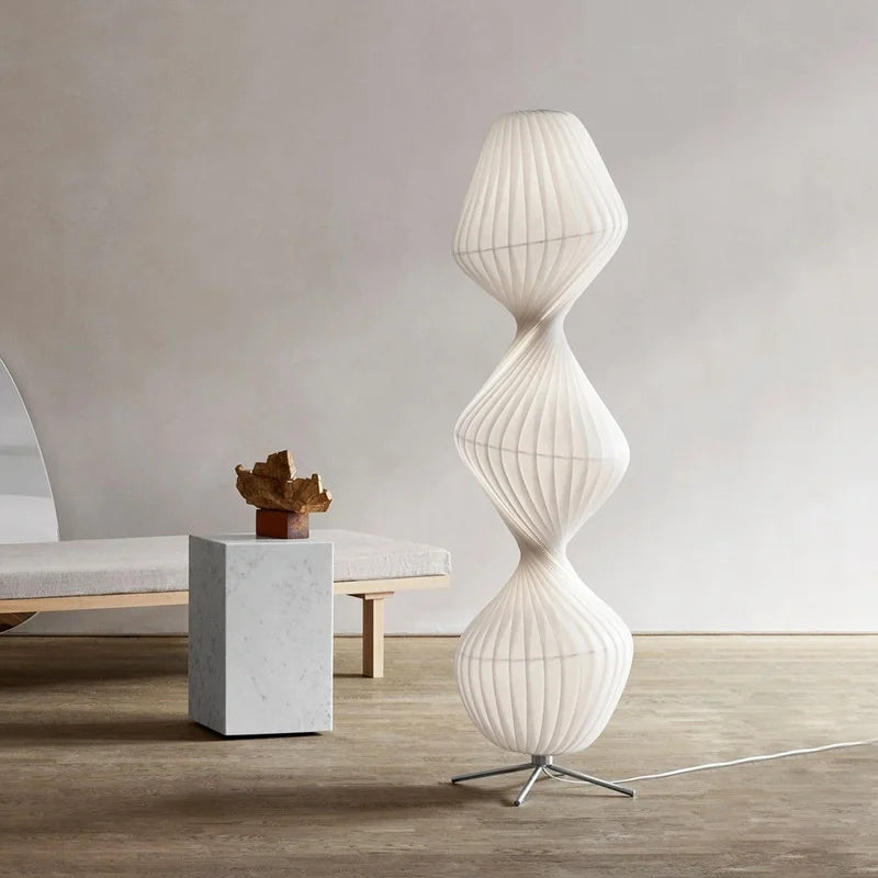 Modern Japanese Gourd Floor Lamp - Elegant Ambiance for Living Room & Bedroom
