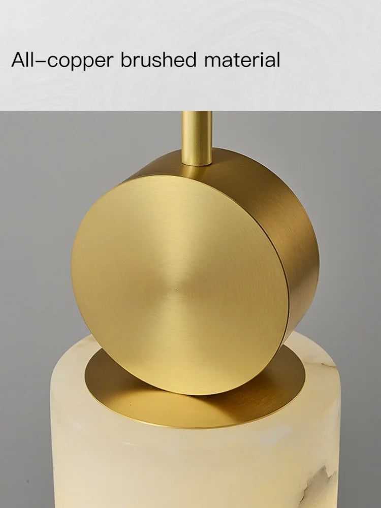 2024 Marble Copper LED Pendant Lamp