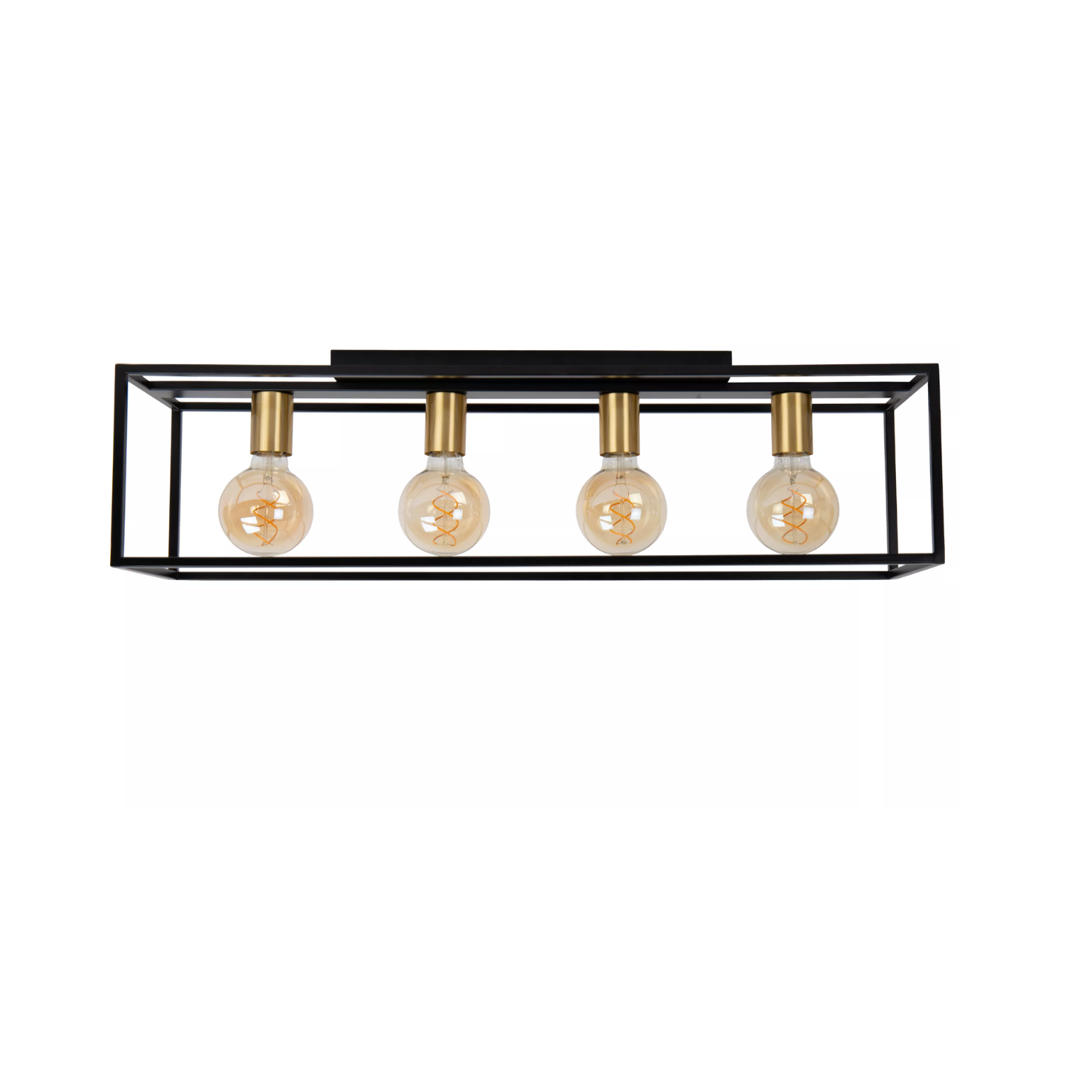 Lucide RUBEN - Pendant light - 4xE27 - Black - Lights Zone