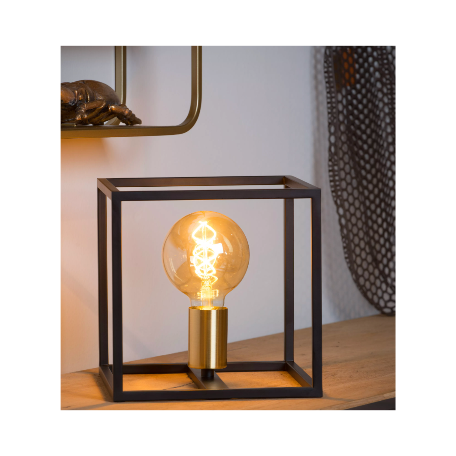 Lucide RUBEN - Table lamp - 1xE27 - Black - Lights Zone