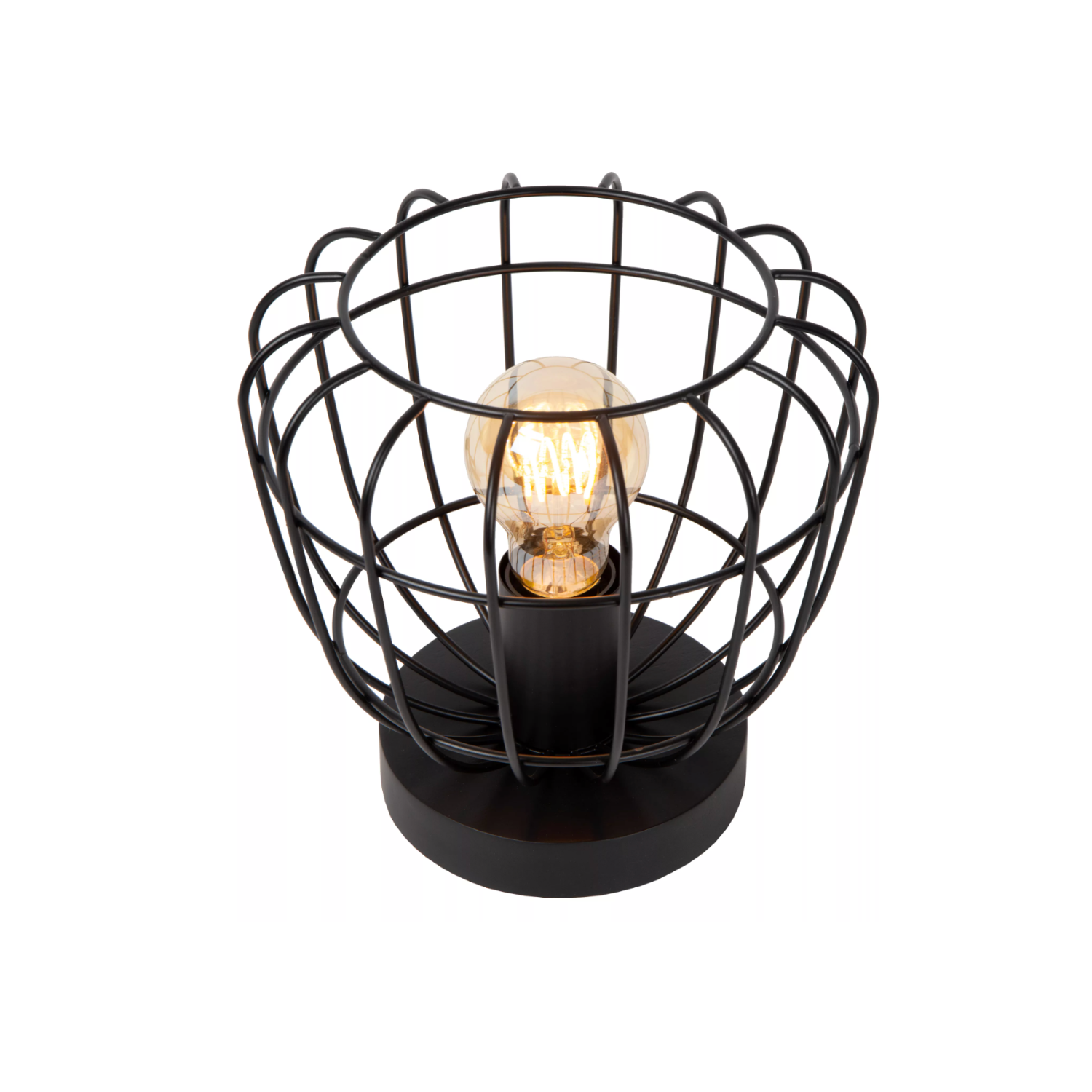 Lucide FILOX - Table lamp - Ø 20 cm - 1xE27 - Black - Lights Zone