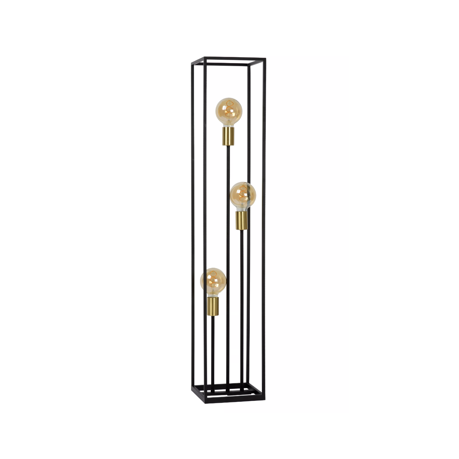 Lucide RUBEN - Floor lamp - 3xE27 - Black - Lights Zone