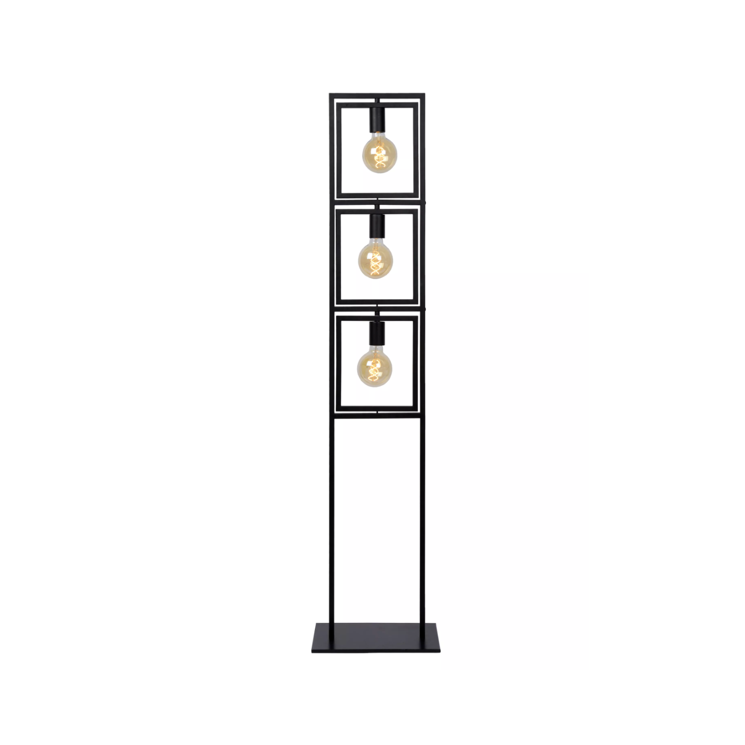 Lucide LUUK - Floor lamp - 3xE27 - Black - Lights Zone