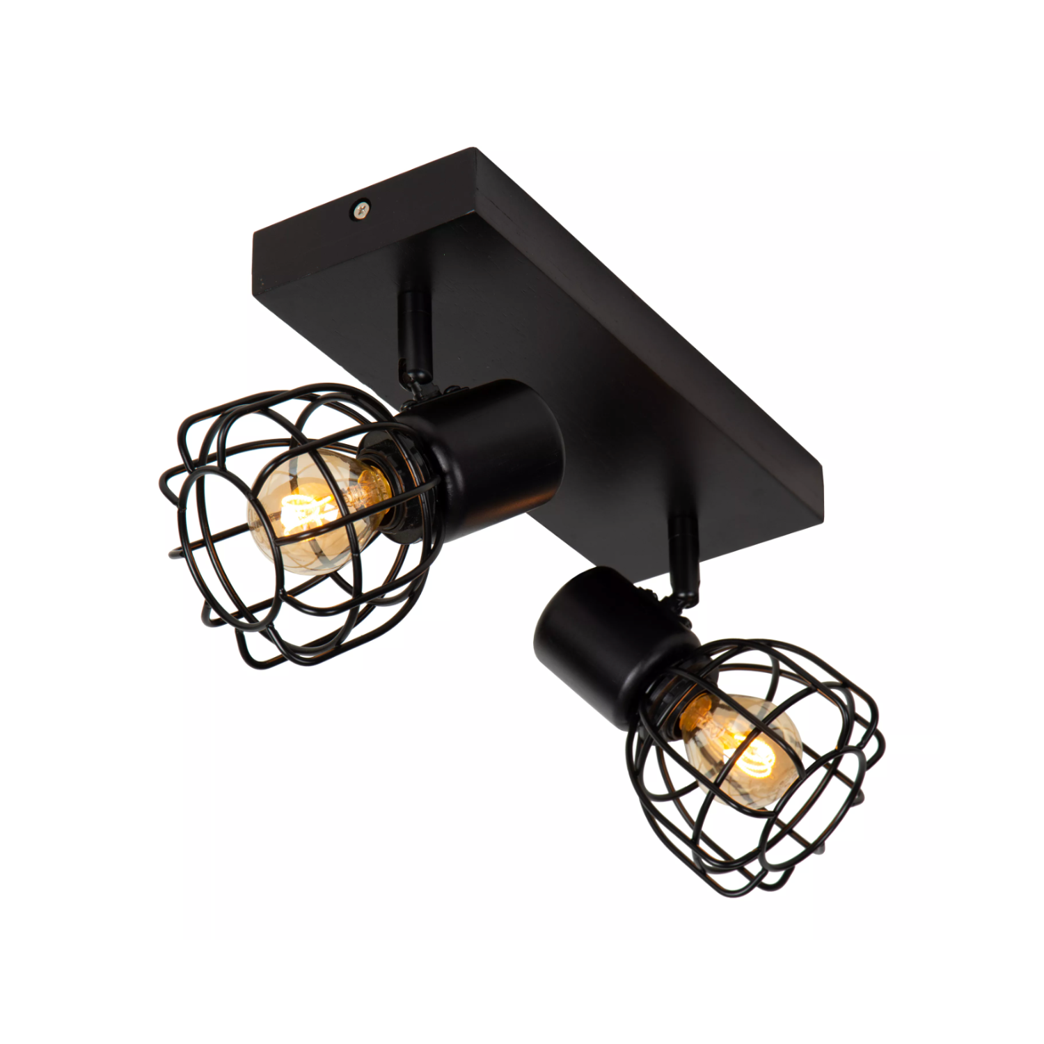 Lucide FILOX - Ceiling spotlight - 2xE14 - Black - Lights Zone