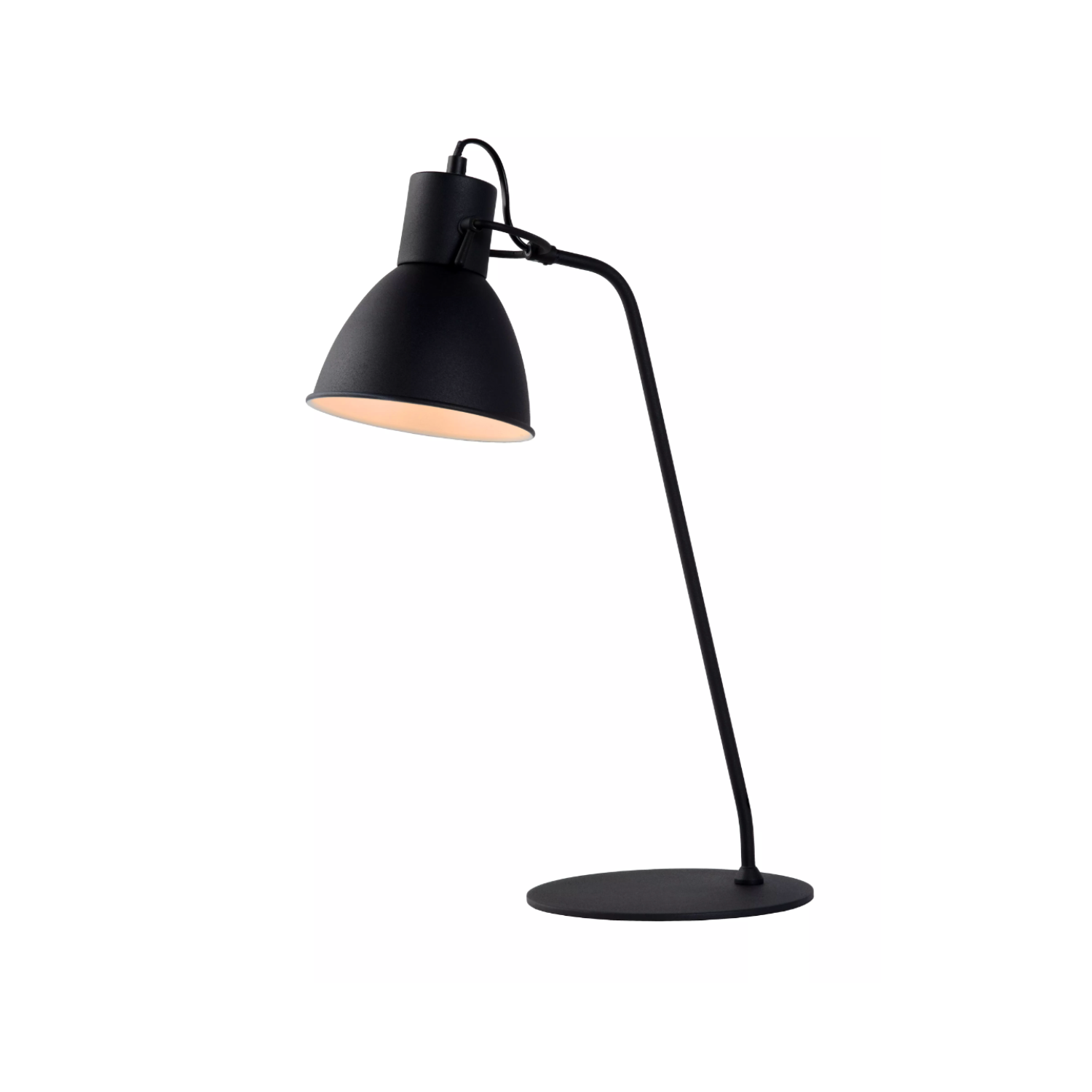 Lucide SHADI - Desk lamp - Ø 20 cm - 1xE14 - Black - Lights Zone