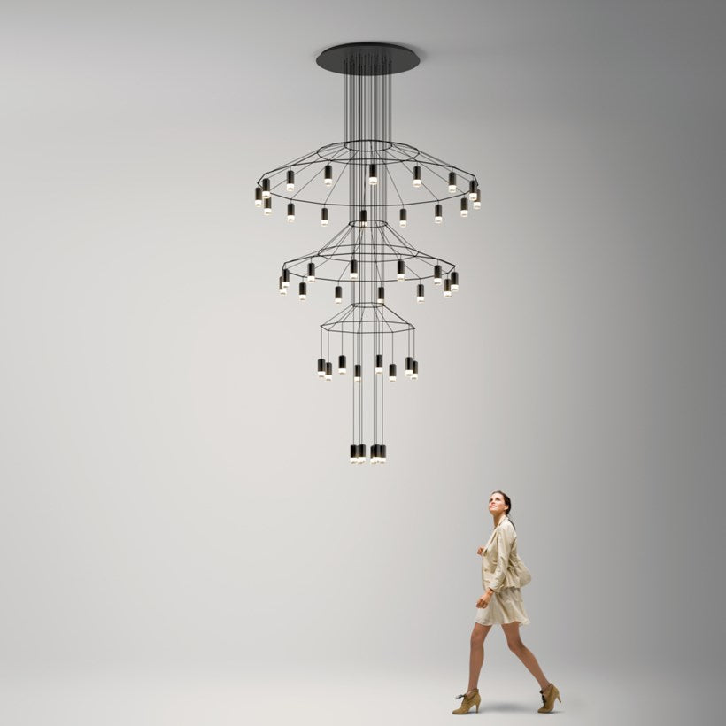 Vibia Wireflow Chandelier - Lights Zone