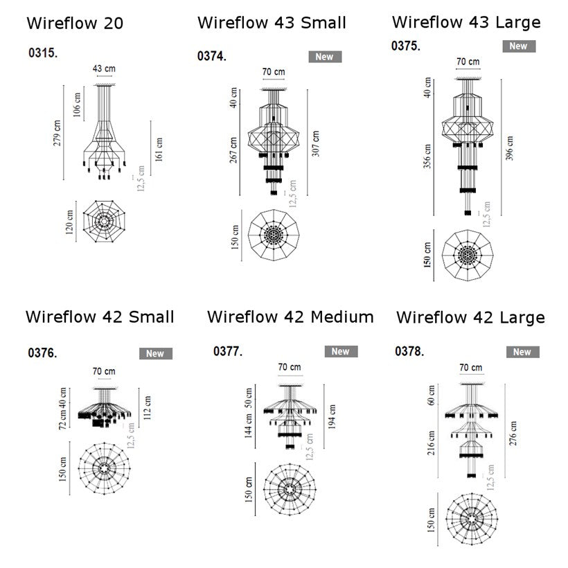 Vibia Wireflow Chandelier - Lights Zone