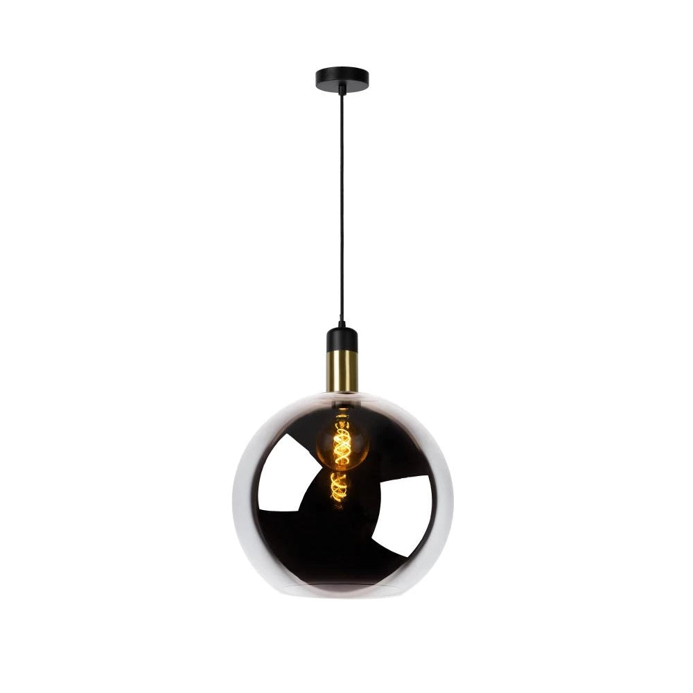 Lucide JULIUS - Pendant light - Ø 28 cm - 1xE27 - Smoke Grey - Lights Zone