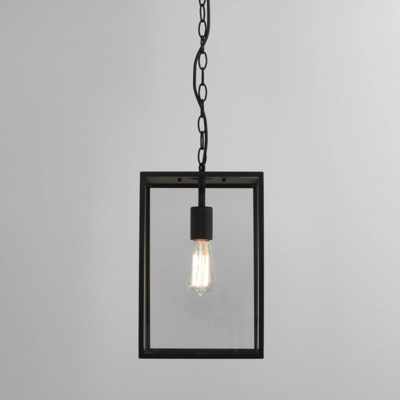 Astro Homefield 360 Pendant Porch Lantern – Textured Black - Lights Zone