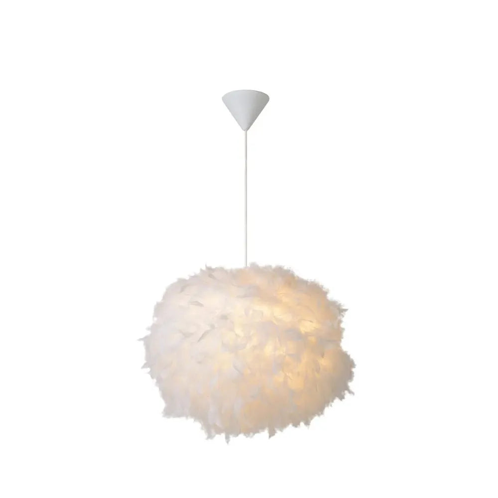 Lucide GOOSY SOFT - Pendant light - Ø 50 cm - 1xE27 - White - Lights Zone