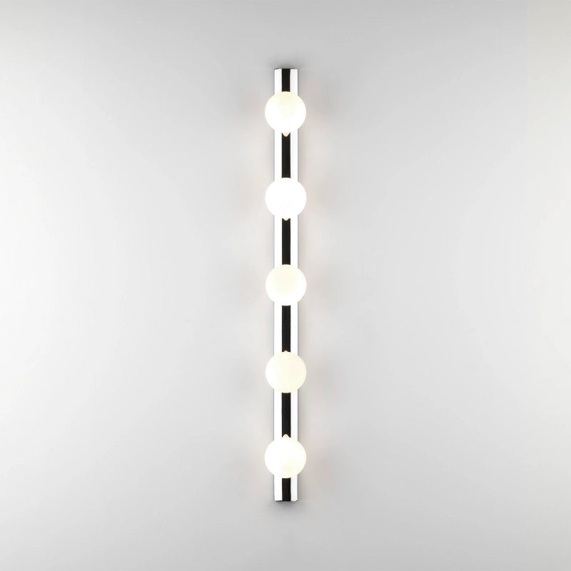 Astro Cabaret 5 Light Glass Mirror Light – Polished Chrome