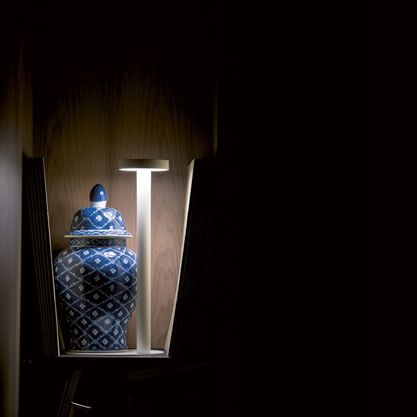 Davide Groppi Tetatet Portable Cordless LED Table Lamp - Lights Zone