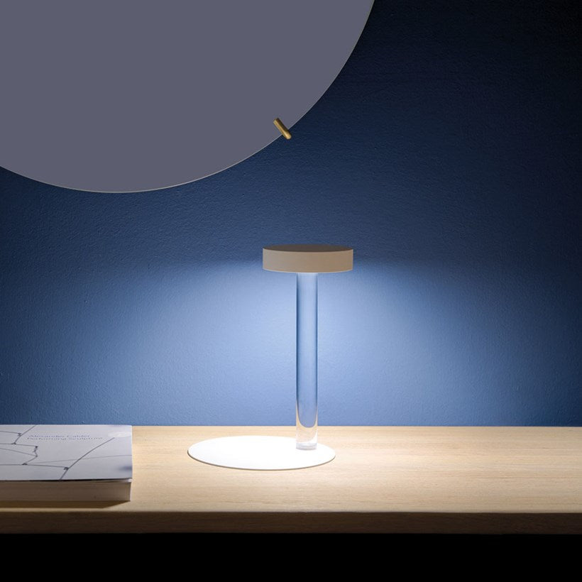 Davide Groppi Tetatet Flute Portable Cordless LED Table Lamp - Lights Zone