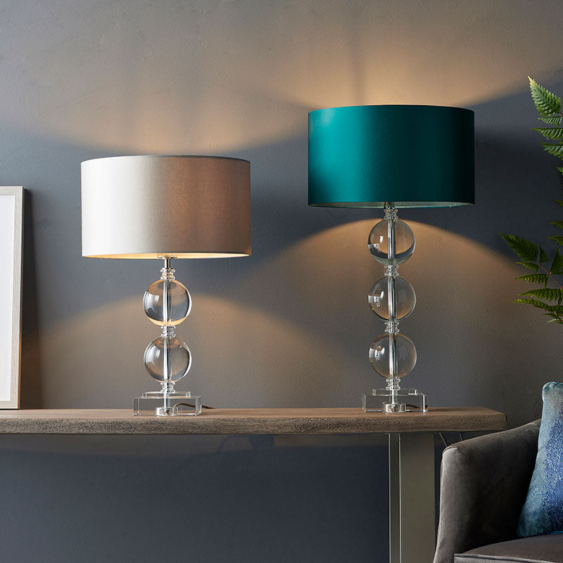 Luxia Como Tall Crystal Table Lamp – Base Only