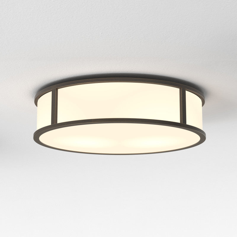 Astro Mashiko 300 Round Flush Light – Bronze