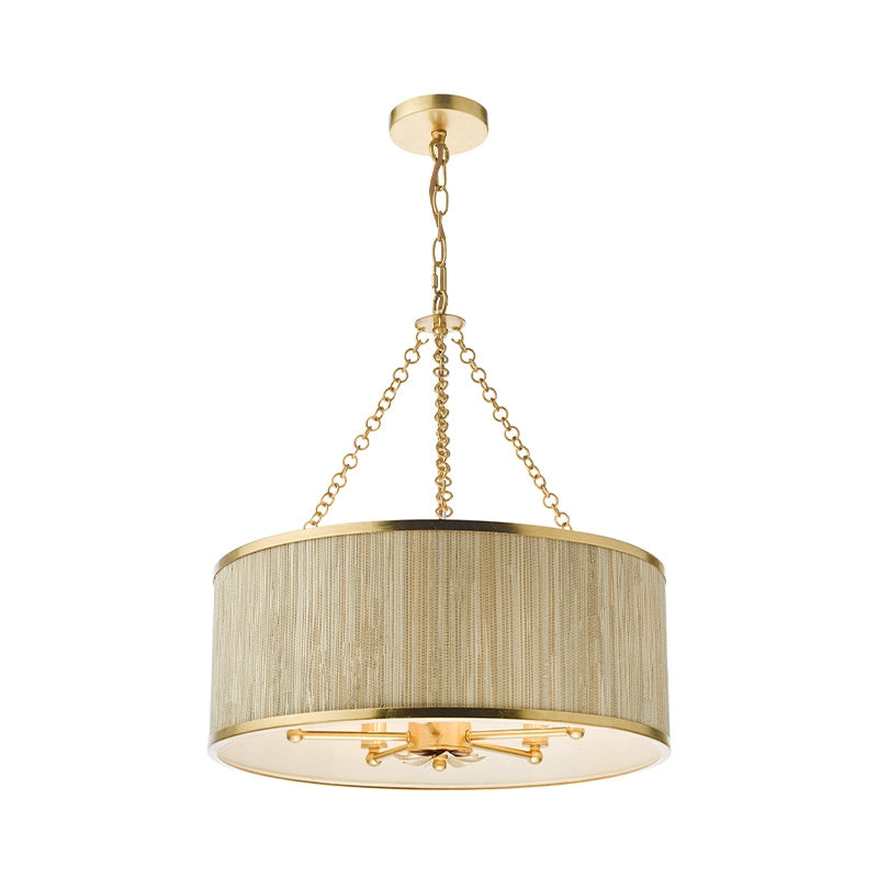 Dar Fenella 5 Light Ceiling Pendant Light – Gold