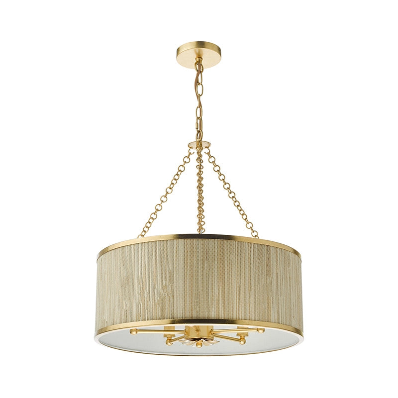 Dar Fenella 5 Light Ceiling Pendant Light – Gold