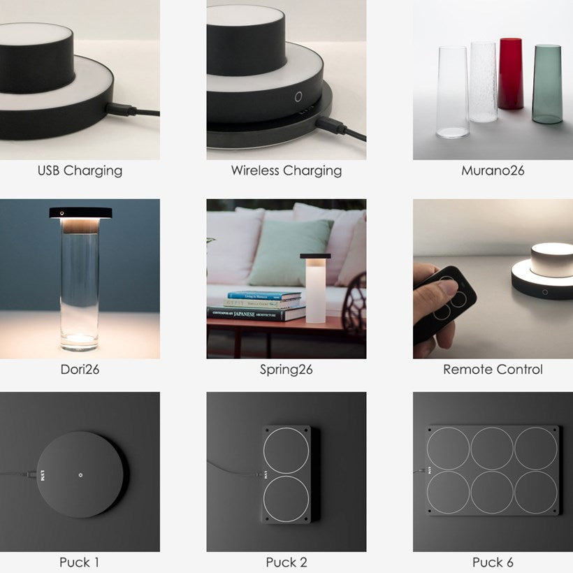 LYM Suro Portable Cordless LED Table/Floor Lamp - Lights Zone