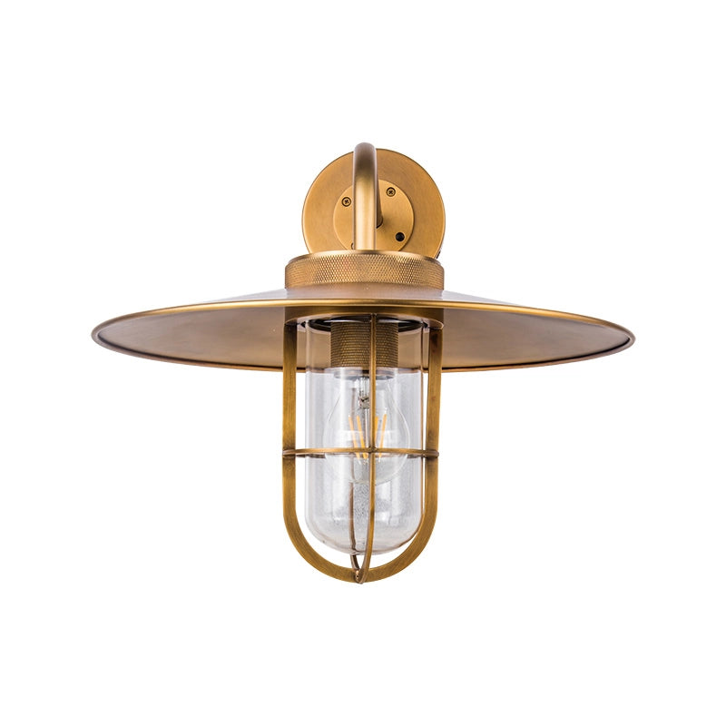 Westport Kildare Outdoor Lantern Wall Light – Gold
