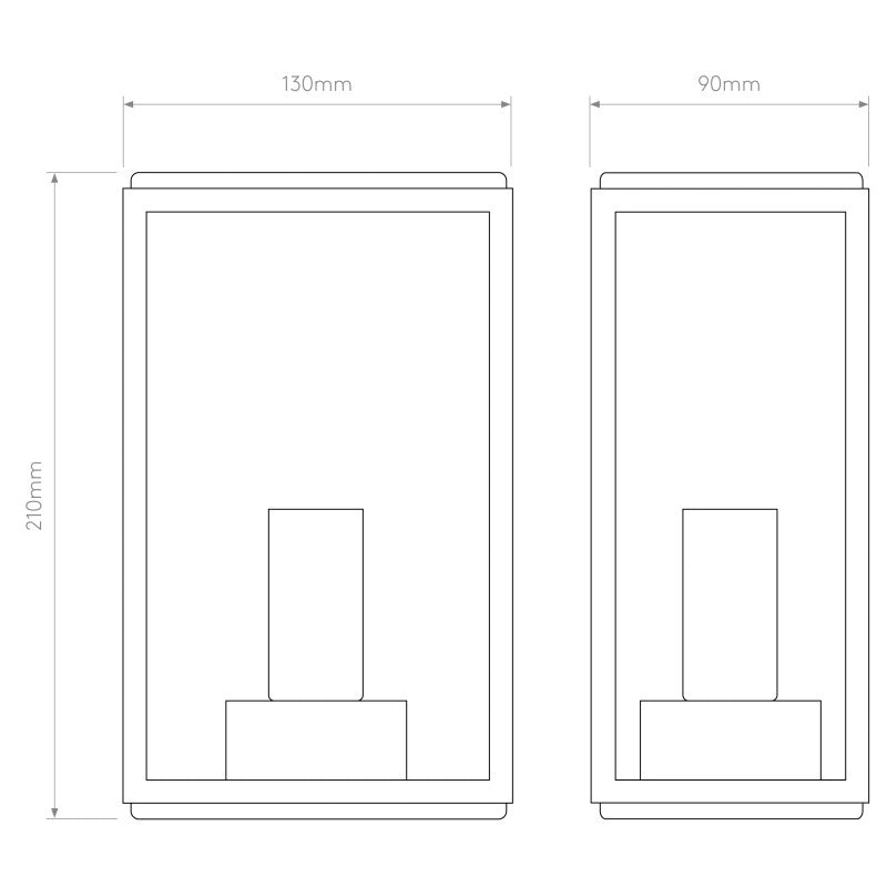 Astro Homefield 130 Outdoor Wall Light – Black