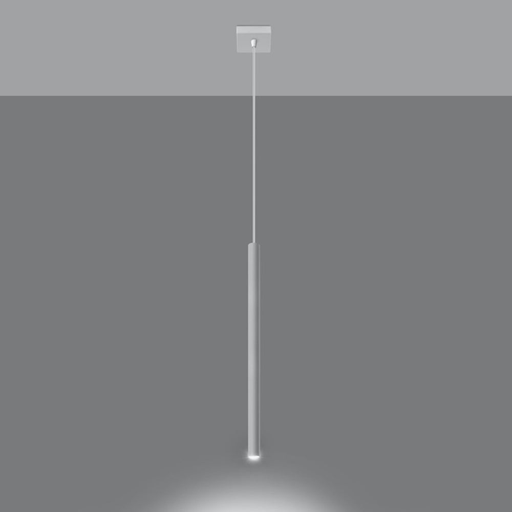 Raw Design Tube Slim Monochrome Pendant - Lights Zone