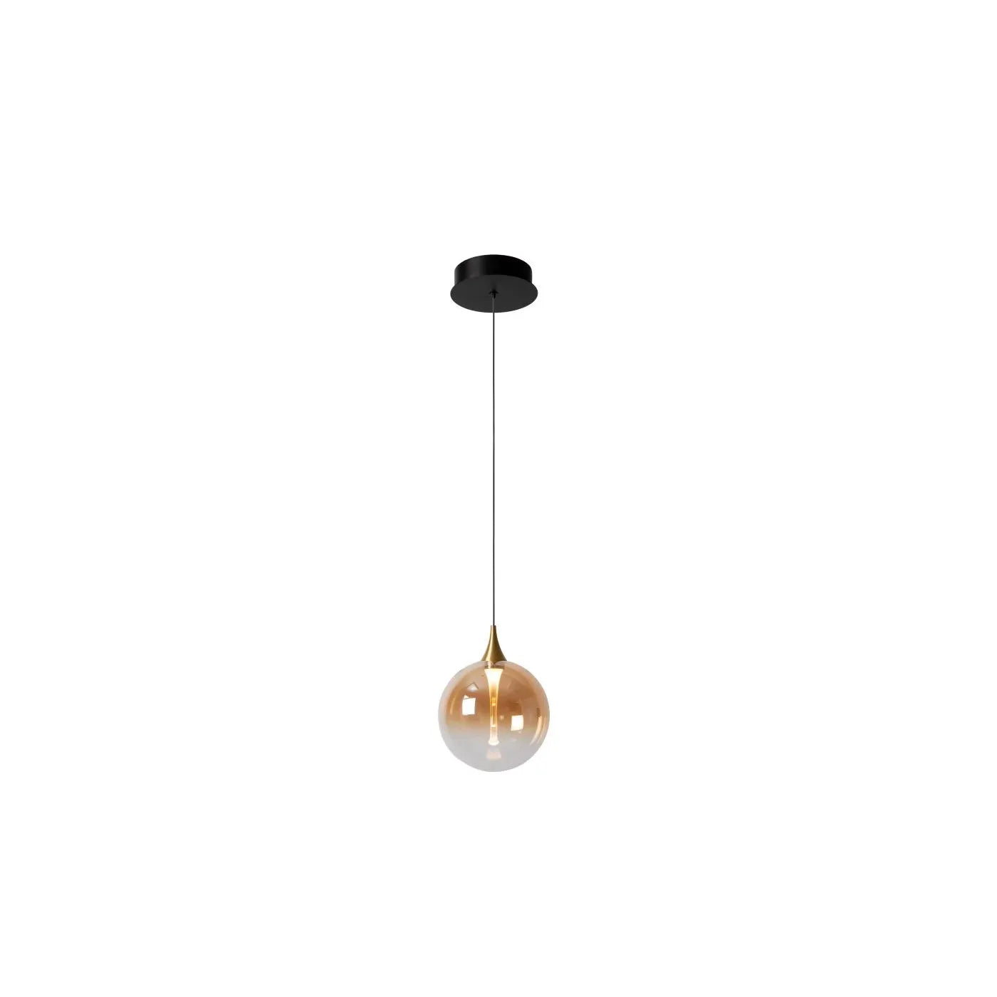 Lucide GISELA - Pendant light - Ø 16 cm - LED Dim. - 1x5W 2700K - Amber - Lights Zone