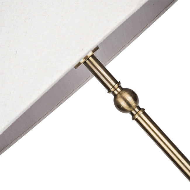 Wisteria Margaret Floor Lamp – Antique Brass