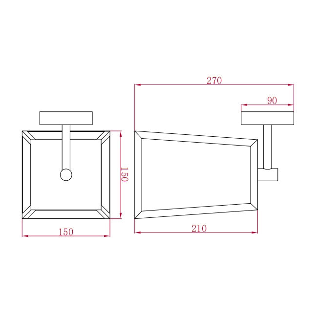 Westport Longshore Outdoor Hanging Lantern – Gold (IP43)