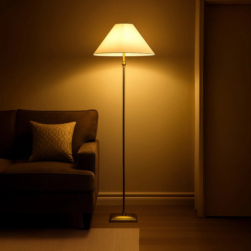 Wisteria Margaret Floor Lamp – Antique Brass