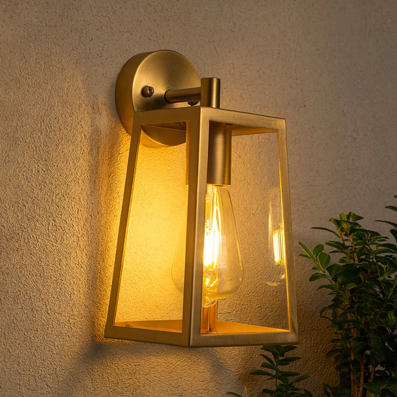 Westport Longshore Outdoor Hanging Lantern – Gold (IP43)