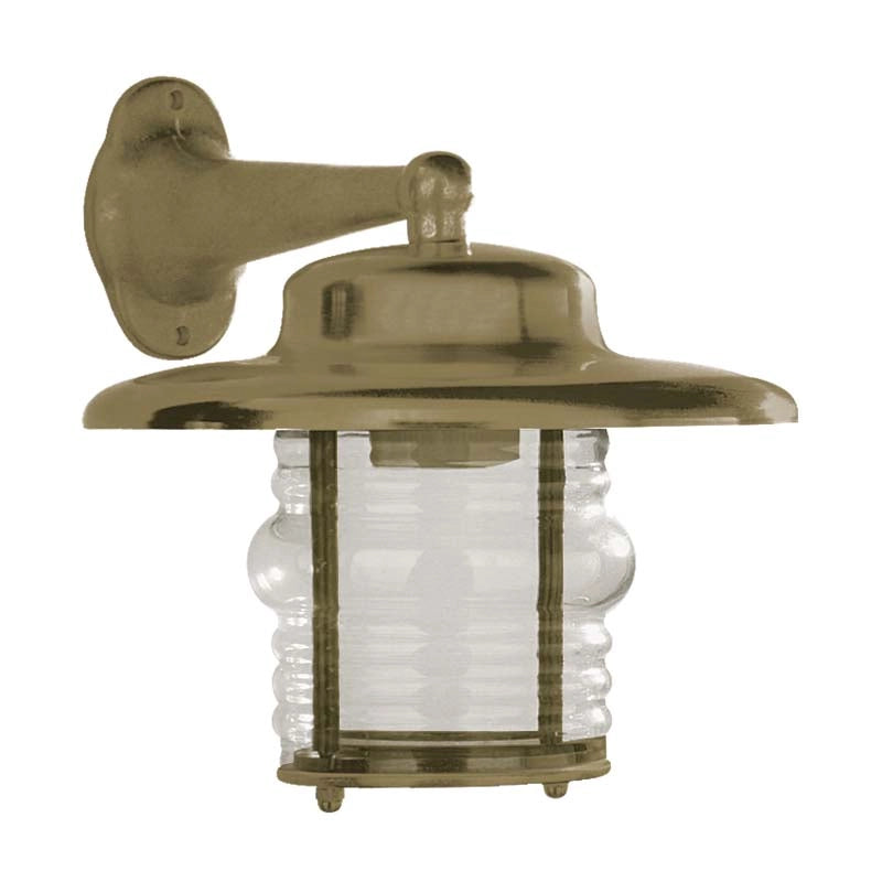 Westport Nantucket Coastal Outdoor Wall Light – Brass