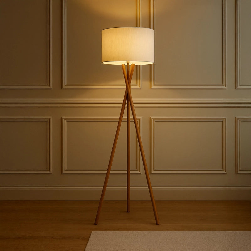 Wisteria Lilian Wood Floor Lamp – Natural