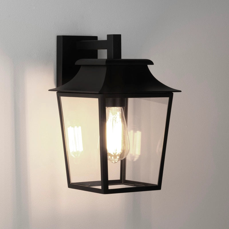 Astro Richmond Outdoor Hanging Lantern Wall Light – Black