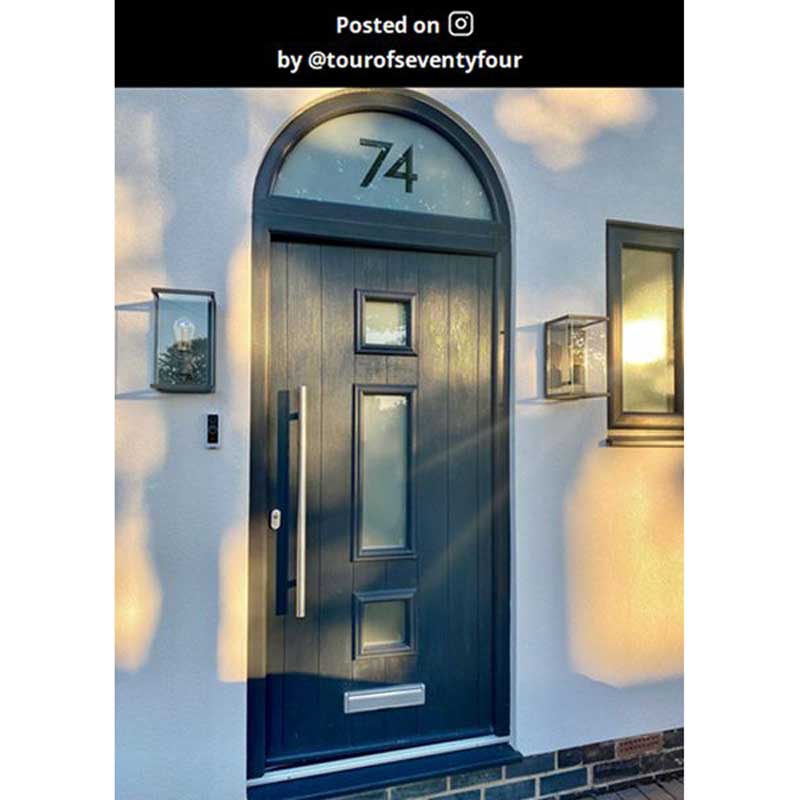 Lucide Claire Half Lantern Outdoor Wall Light with PIR Sensor – Anthracite (IP54)