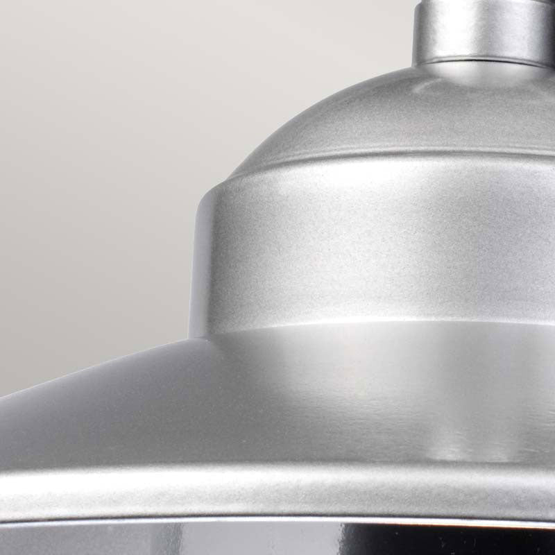 Kichler Klampenborg Pendant Porch Lantern – Silver (IP44)