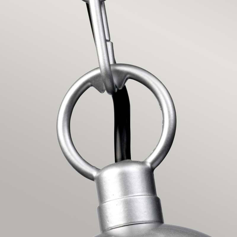 Kichler Klampenborg Pendant Porch Lantern – Silver (IP44)