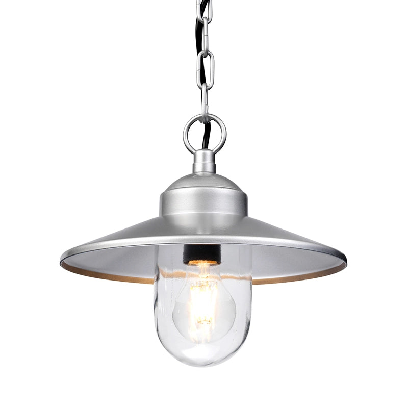 Kichler Klampenborg Pendant Porch Lantern – Silver (IP44)