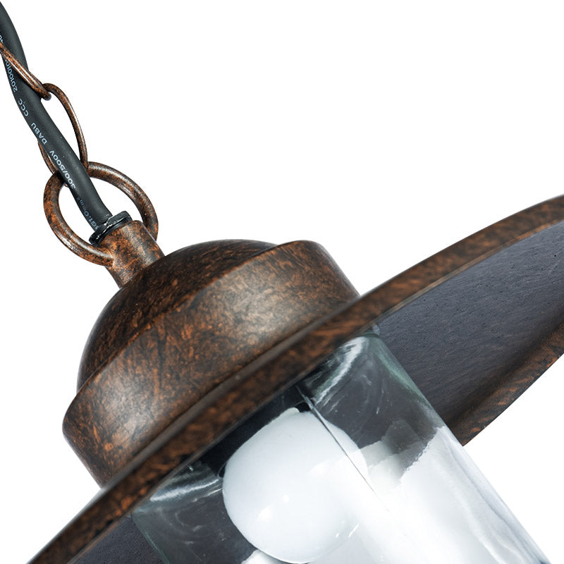 Edit Perth Pendant Porch Lantern – Coffee Brown (IP44)