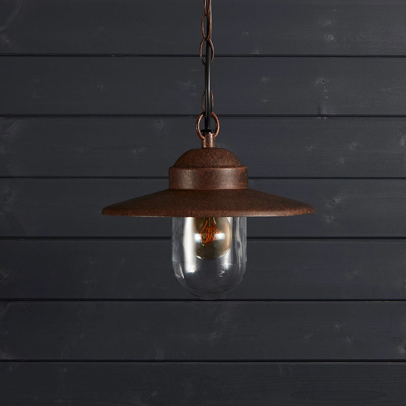 Edit Perth Pendant Porch Lantern – Coffee Brown (IP44)