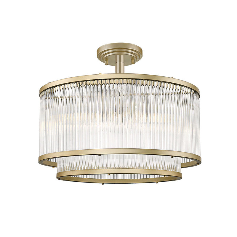 Edit Karolina Flush Ceiling Light – Matt Gold