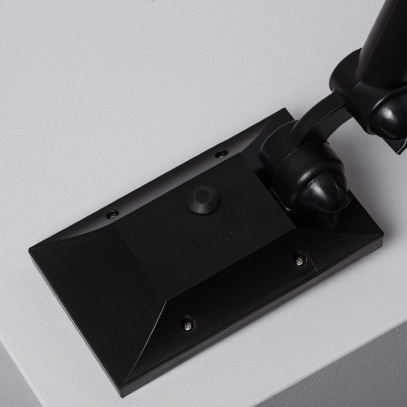 Suri Meillion Daylight Solar LED Spike Garden Spotlight – Black (IP65)