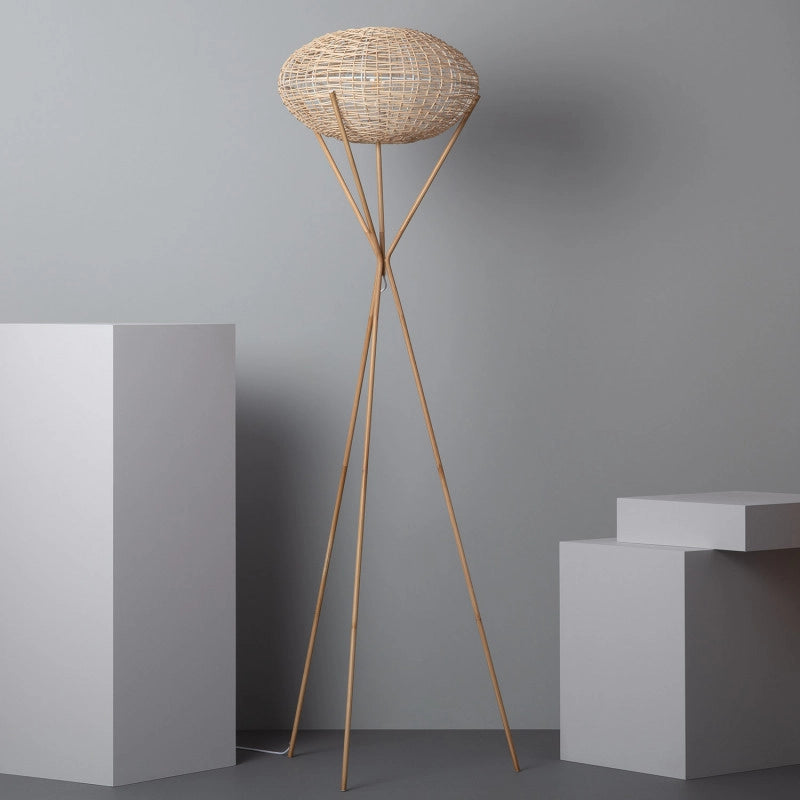 Edit Ronax Rattan Floor Lamp – Natural